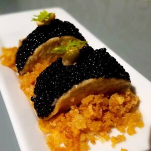 Caviar Tacos