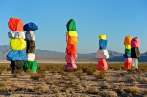 Seven Magic Mountains navada