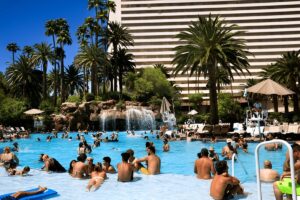 Vegas pool party