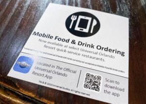 Take Advantage of Mobile Food Ordering at universal studio 