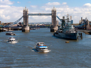 Classic London Landmarks and Thames River Views