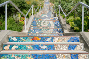 Mosaic Stairs and Hidden Steps in San Francisco