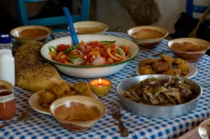 food and wine Greece