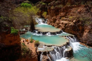 Beaver Falls in Havasupai