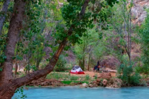 Camping at Havasupai Falls