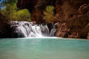 Relax at the Upper Falls