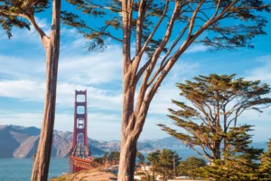 Famous Golden Gate Bridge