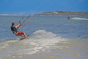 Sunset Kiteboarding