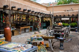 outdoor market in Santa Fe