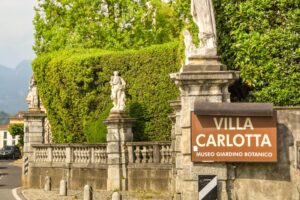 Villa Carlotta sign