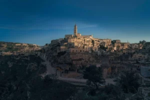 A beautiful evening over the Sassi of Matera