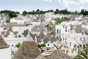 Puglia, Italy % Alberobello, Trullo, trulli, traditional round houses