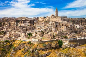 Ancient Matera - cave town in Basilicata, Italy