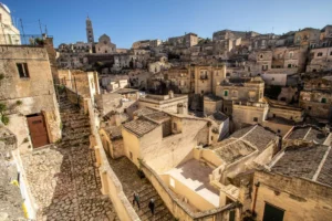 The Sassi, the old town in Matera, Italy