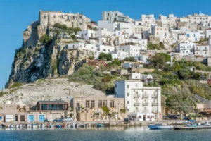 afternoon sight in Peschici, Foggia Province, Puglia